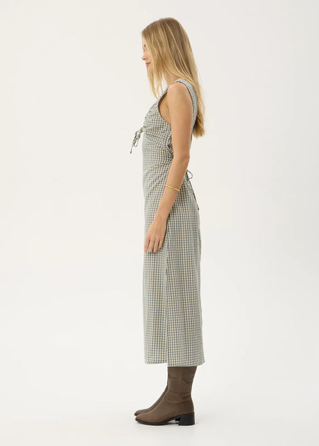 AFENDS Izzy Maxi Dress - Vice Alpine Check