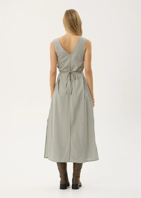 AFENDS Izzy Maxi Dress - Vice Alpine Check