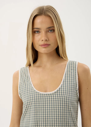 AFENDS Jesse Mini Dress - Vice Alpine Check