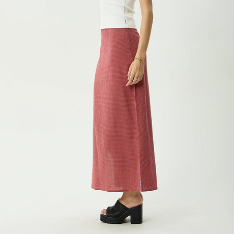 AFENDS Kali Maxi Skirt - Indy Rose Check