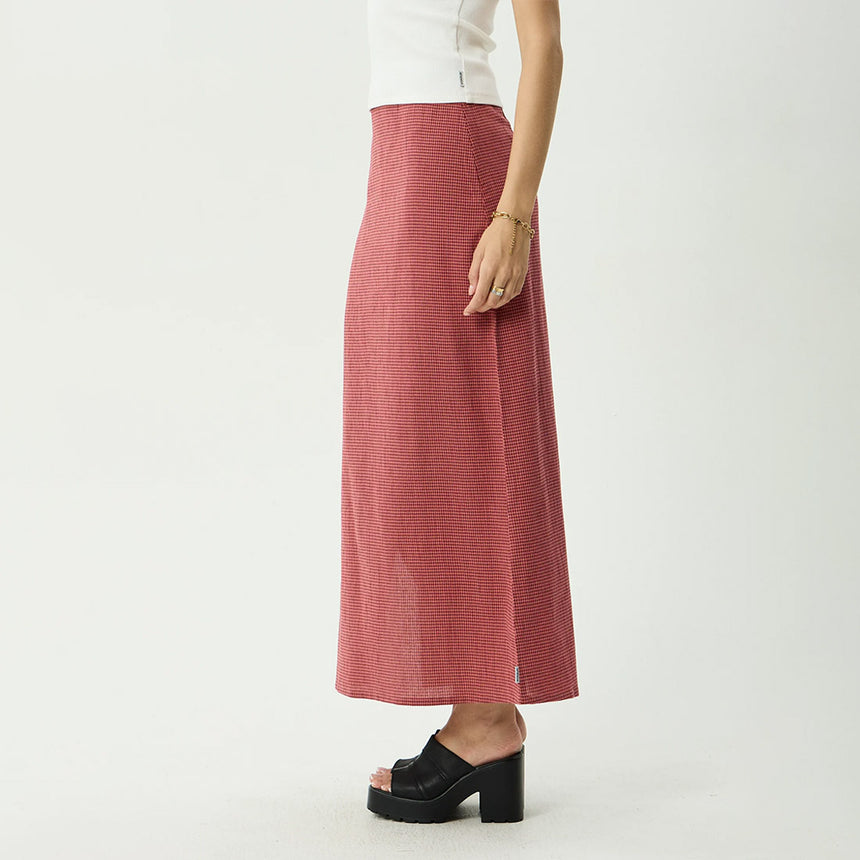 AFENDS Kali Maxi Skirt - Indy Rose Check