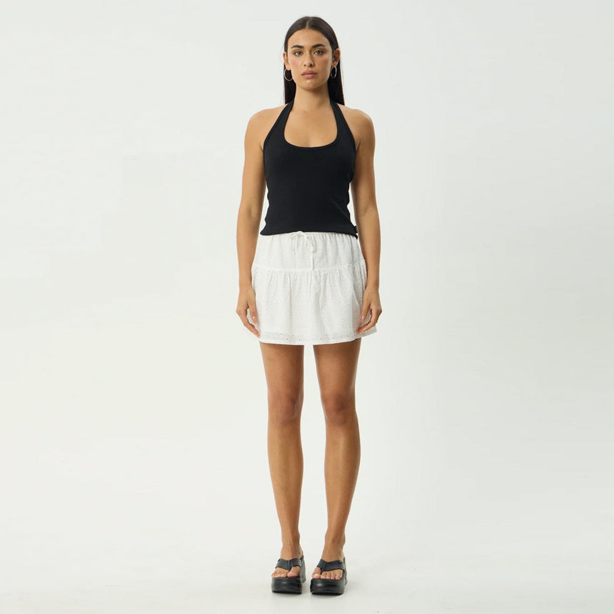 AFENDS Kindred Mini Skirt - White