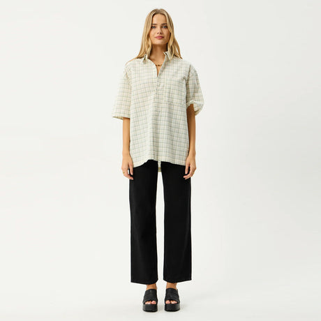 AFENDS Legacy Short Sleeve Shirt - Boa Check