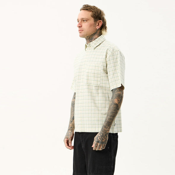 AFENDS Legacy Short Sleeve Shirt - Boa Check
