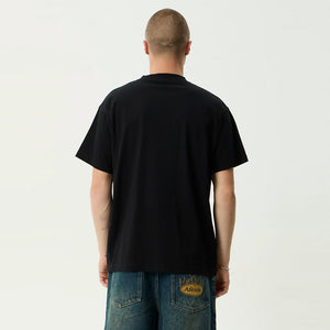 AFENDS Live It Boxy Tee - Black