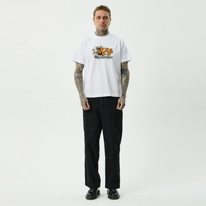 AFENDS Maintenance Boxy Fit Tee - White