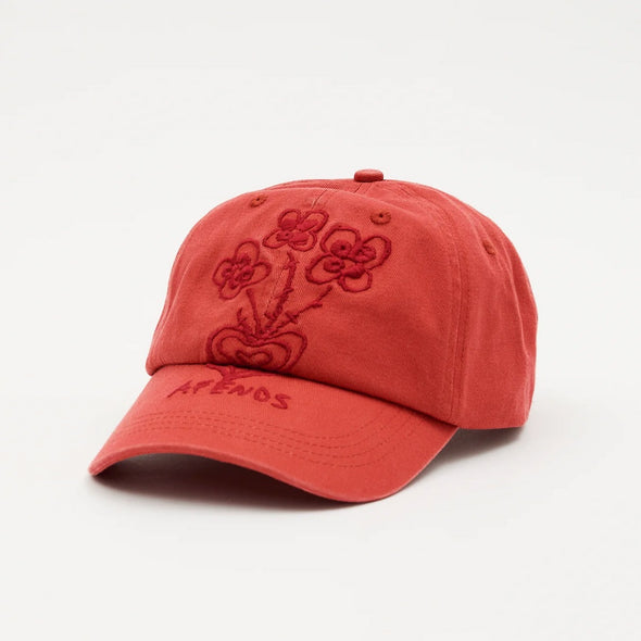 AFENDS Maisie Panelled Cap - Red Rum