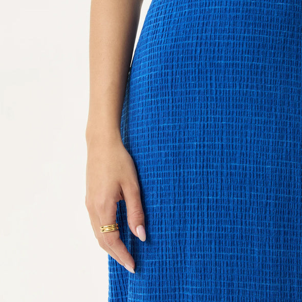 AFENDS Marina Rumi Seersucker Maxi Dress - Marina
