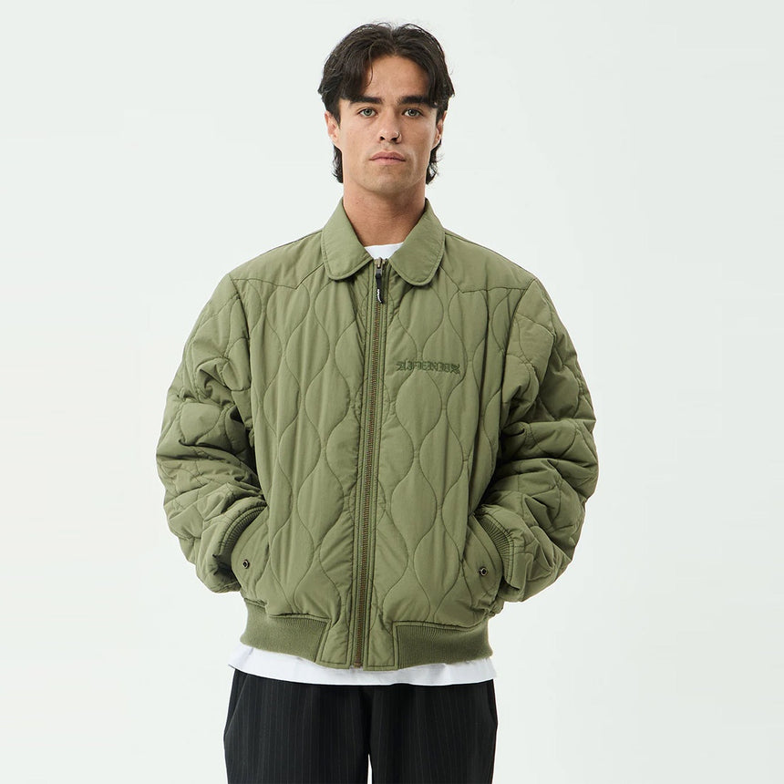 AFENDS Mellross Bomber Jacket - Military