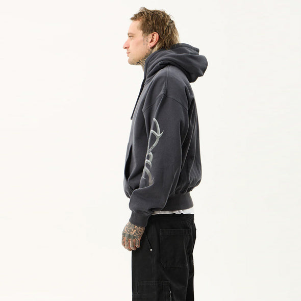 AFENDS My Tribe Boxy Hood - Charcoal