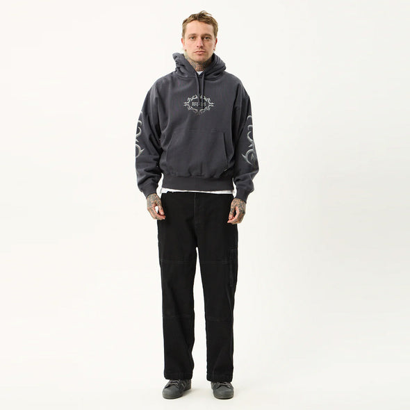 AFENDS My Tribe Boxy Hood - Charcoal