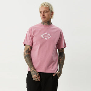 AFENDS My Tribe Heavyweight Retro Tee - Washed Marrakesh