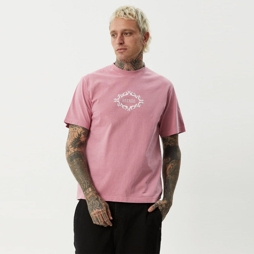 AFENDS My Tribe Heavyweight Retro Tee - Washed Marrakesh