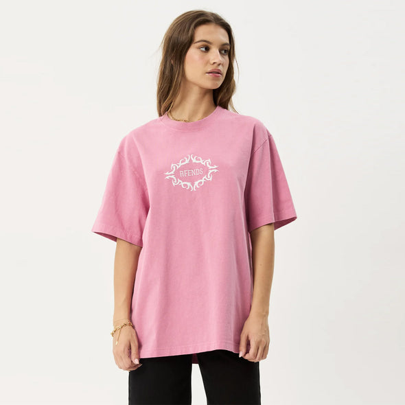 AFENDS My Tribe Heavyweight Retro Tee - Washed Marrakesh
