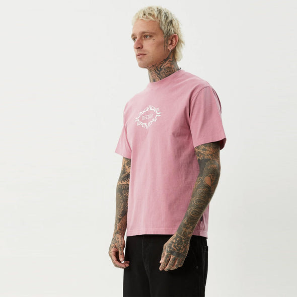 AFENDS My Tribe Heavyweight Retro Tee - Washed Marrakesh