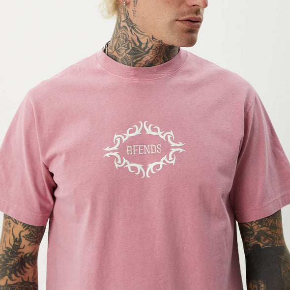 AFENDS My Tribe Heavyweight Retro Tee - Washed Marrakesh