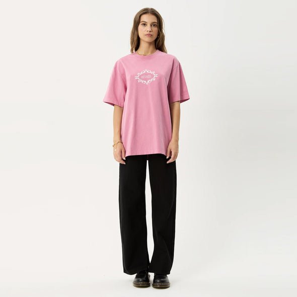 AFENDS My Tribe Heavyweight Retro Tee - Washed Marrakesh