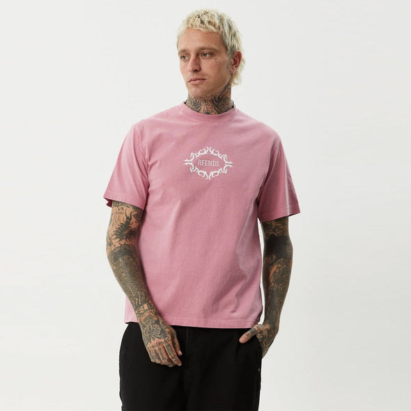 AFENDS My Tribe Heavyweight Retro Tee - Washed Marrakesh