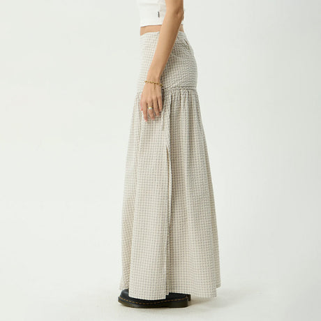 AFENDS Nadia Maxi Skirt - Reverb Moonbeam Check