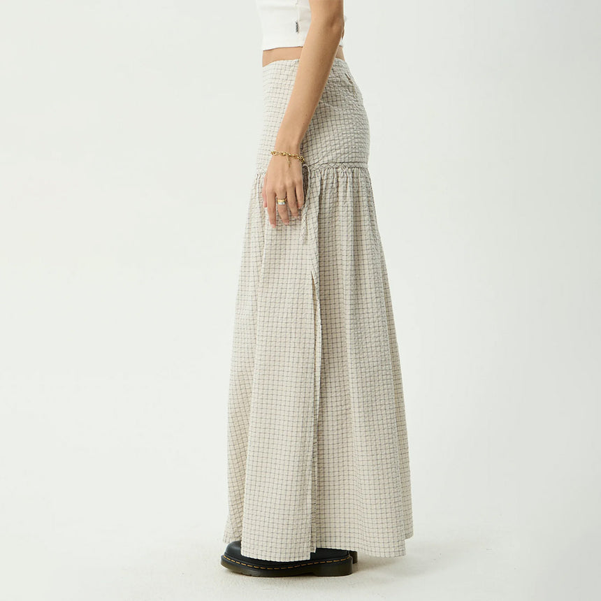 AFENDS Nadia Maxi Skirt - Reverb Moonbeam Check