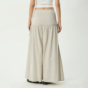 AFENDS Nadia Maxi Skirt - Reverb Moonbeam Check