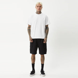 AFENDS Ninety Eights Oversized Cargo Short 20" - Black