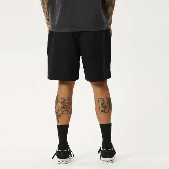 AFENDS Ninety Eights Oversized Short 20" - Black