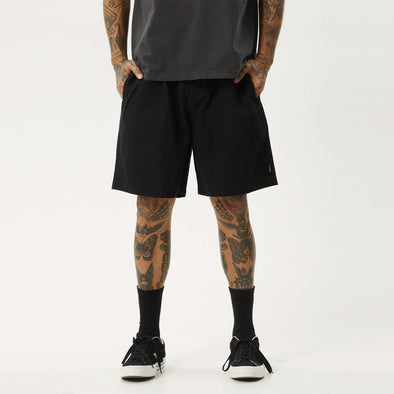 AFENDS Ninety Eights Oversized Short 20" - Black