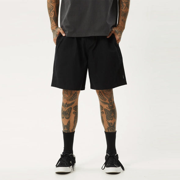 AFENDS Ninety Eights Oversized Short 20" - Black
