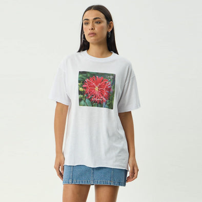 AFENDS Women's Open Up Oversized Tee - White/Black