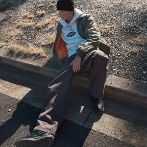 AFENDS Pablo Denim Baggy Jean - Washed Coffee
