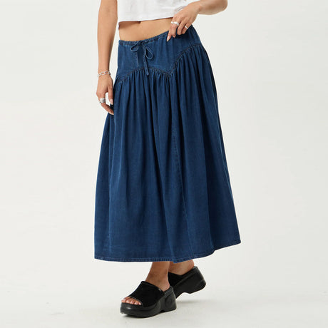 AFENDS Palmer Midi Skirt - Ink