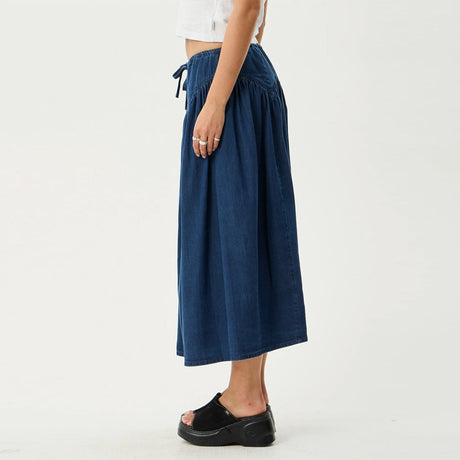 AFENDS Palmer Midi Skirt - Ink
