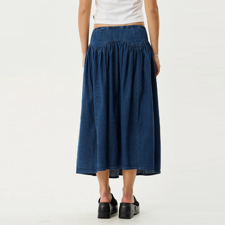 AFENDS Palmer Midi Skirt - Ink