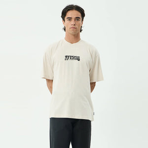 AFENDS Perception Boxy Tee - Moonbeam