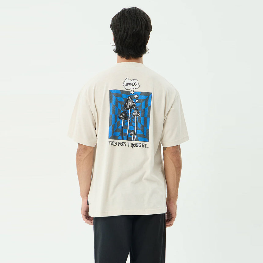 AFENDS Perception Boxy Tee - Moonbeam