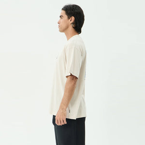 AFENDS Perception Boxy Tee - Moonbeam