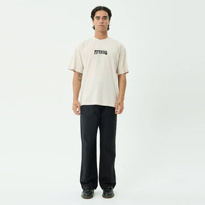 AFENDS Perception Boxy Tee - Moonbeam