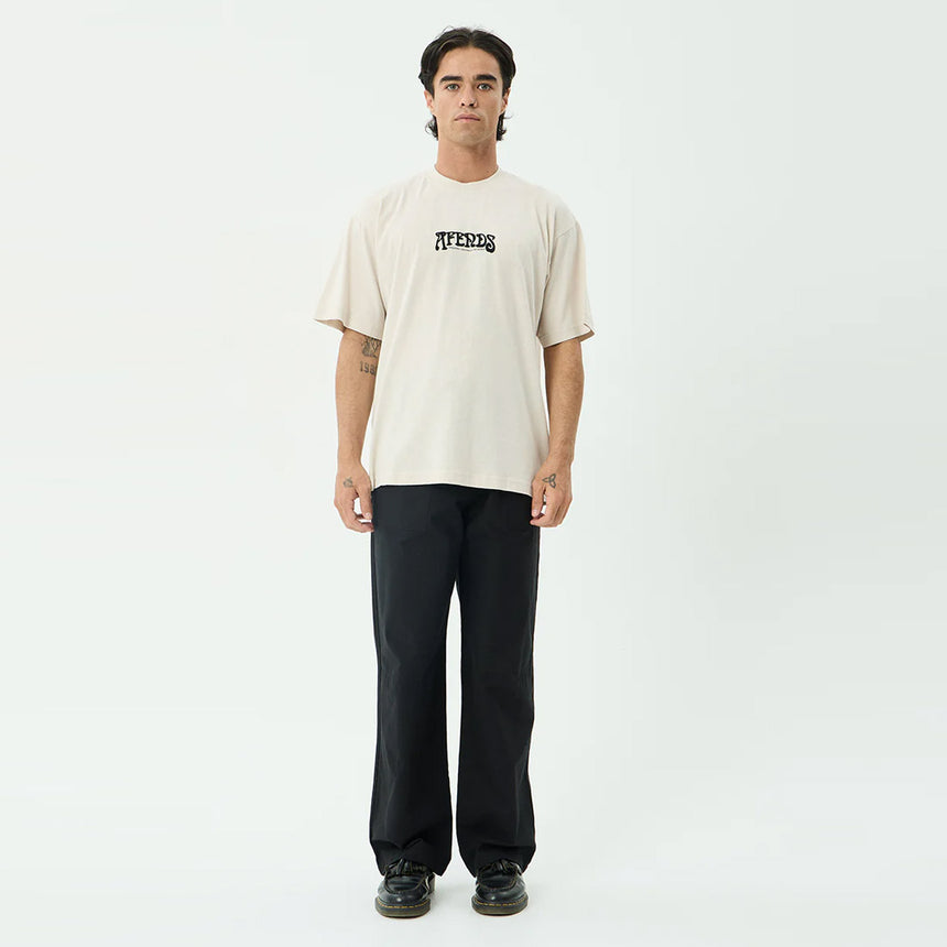AFENDS Perception Boxy Tee - Moonbeam