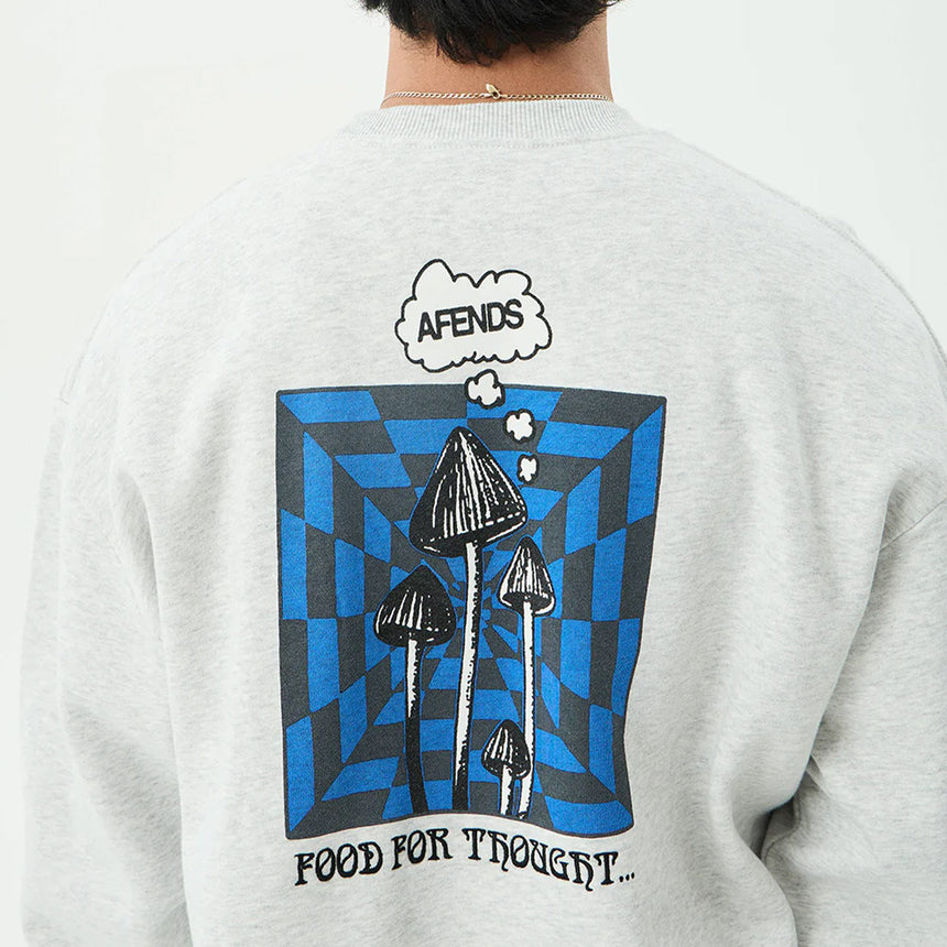 AFENDS Perception Crew - Grey Marle