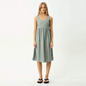 AFENDS Pinned Midi Dress - Sycamore Stripe