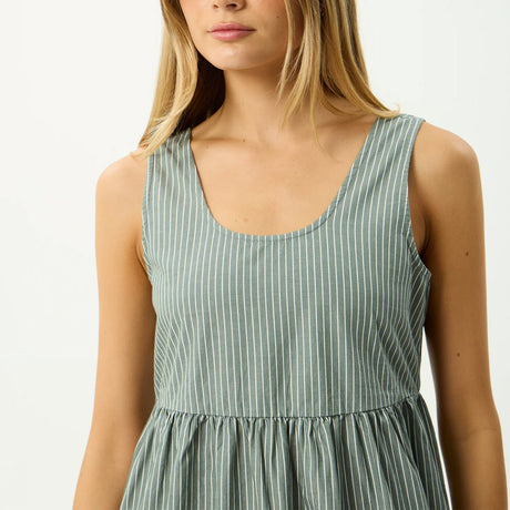 AFENDS Pinned Midi Dress - Sycamore Stripe