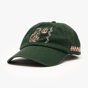 AFENDS Real Life Recycled 6 Panel Cap - Pine