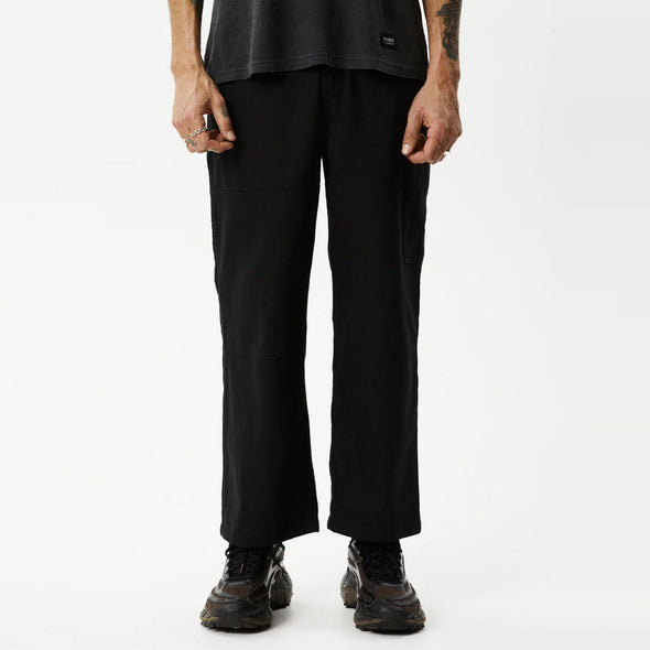 AFENDS Richmond Hemp Workwear Pants - Black