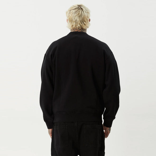 AFENDS Sadworld Crew - Black