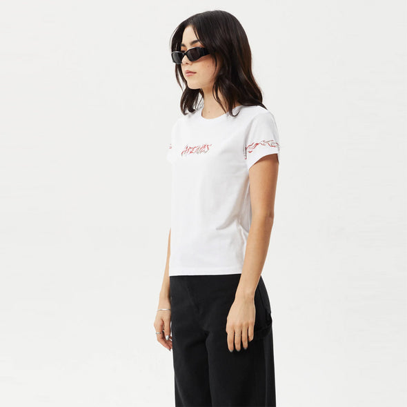 AFENDS Women's Scorched Regular Tee - White