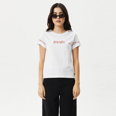 AFENDS Women's Scorched Regular Tee - White