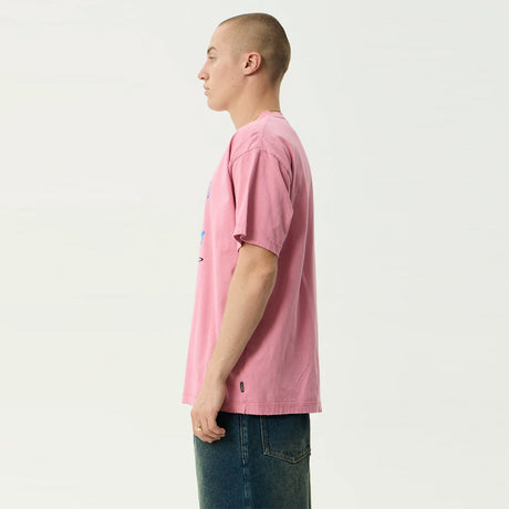 AFENDS Shell Times Boxy Tee - Washed Marrakesh