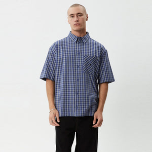 AFENDS Shipwreck Short Sleeve Shirt - Marlin