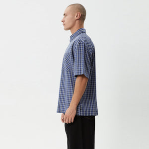 AFENDS Shipwreck Short Sleeve Shirt - Marlin